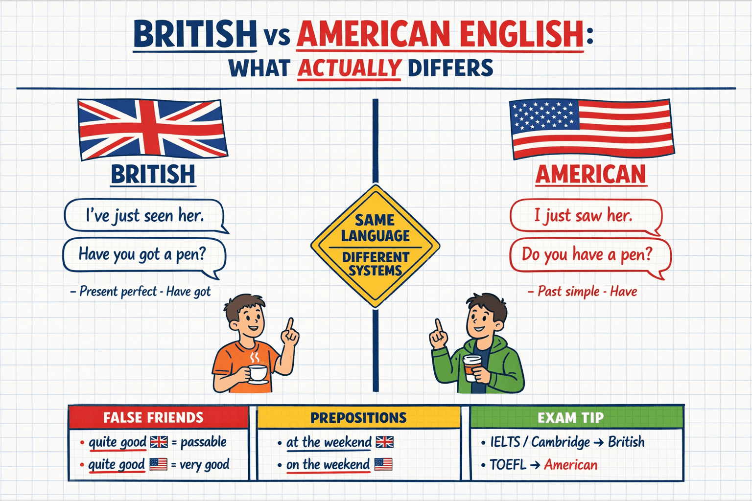 Featured image for British vs American English: Key Differences Every Learner Needs to Know