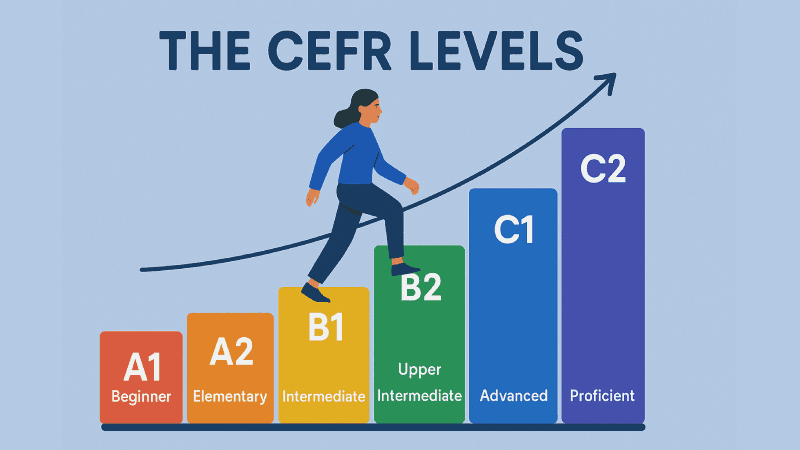 Featured image for Decoding the English Puzzle: What's the Real Difference between A1, A2, B1, B2, C1, and C2?
