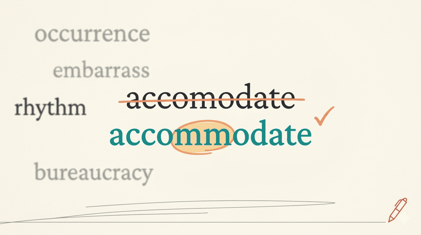 Advanced Spelling Mistakes (C1) — Commonly Misspelled English Words