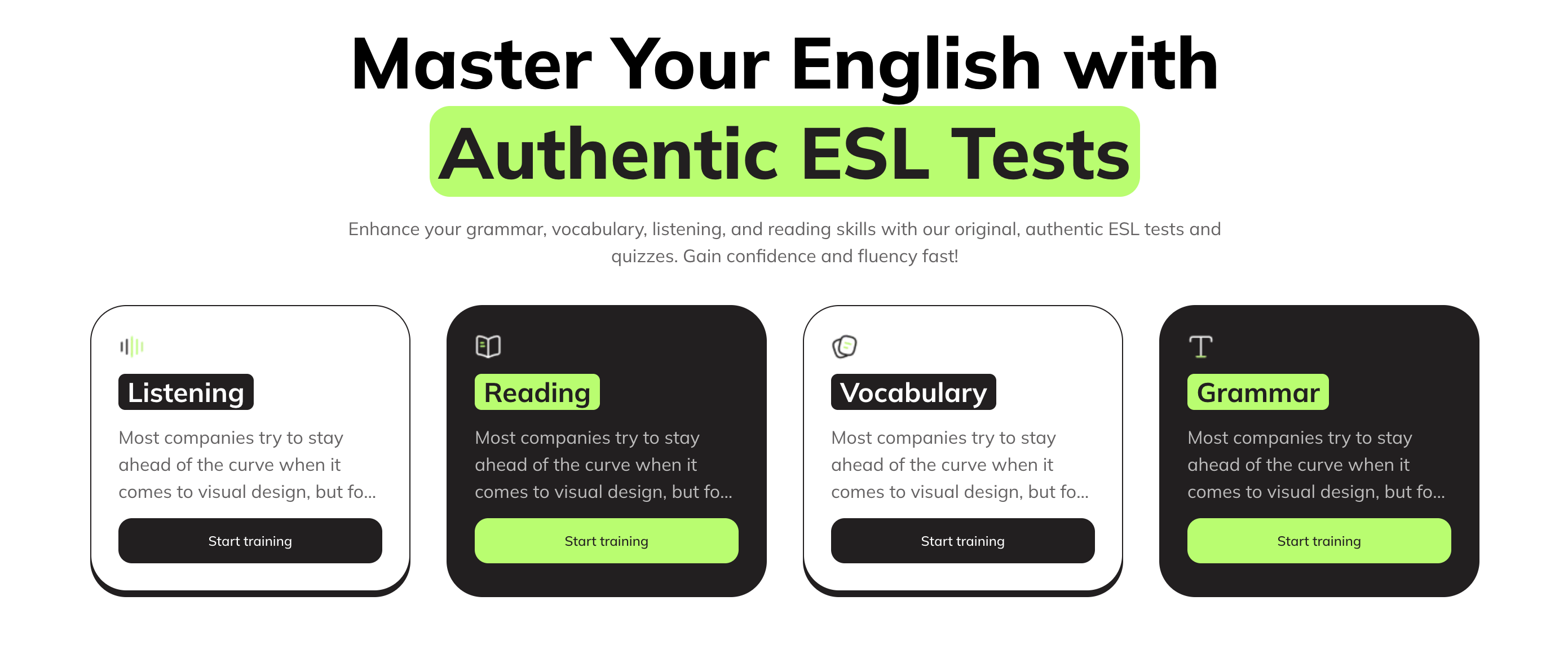 English Listening Practice Intermediate Listening Tests